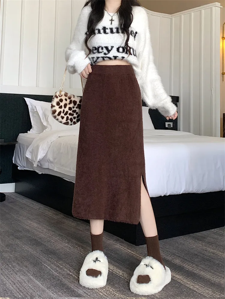 Abby Cozy Midi Skirt