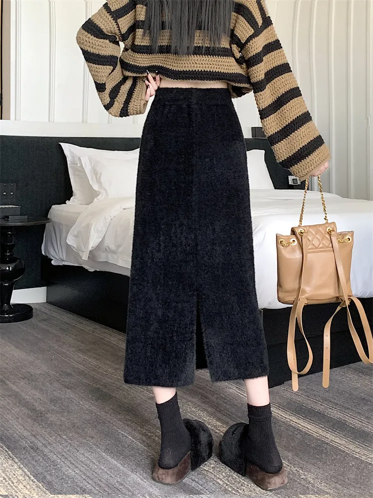 Abby Cozy Midi Skirt