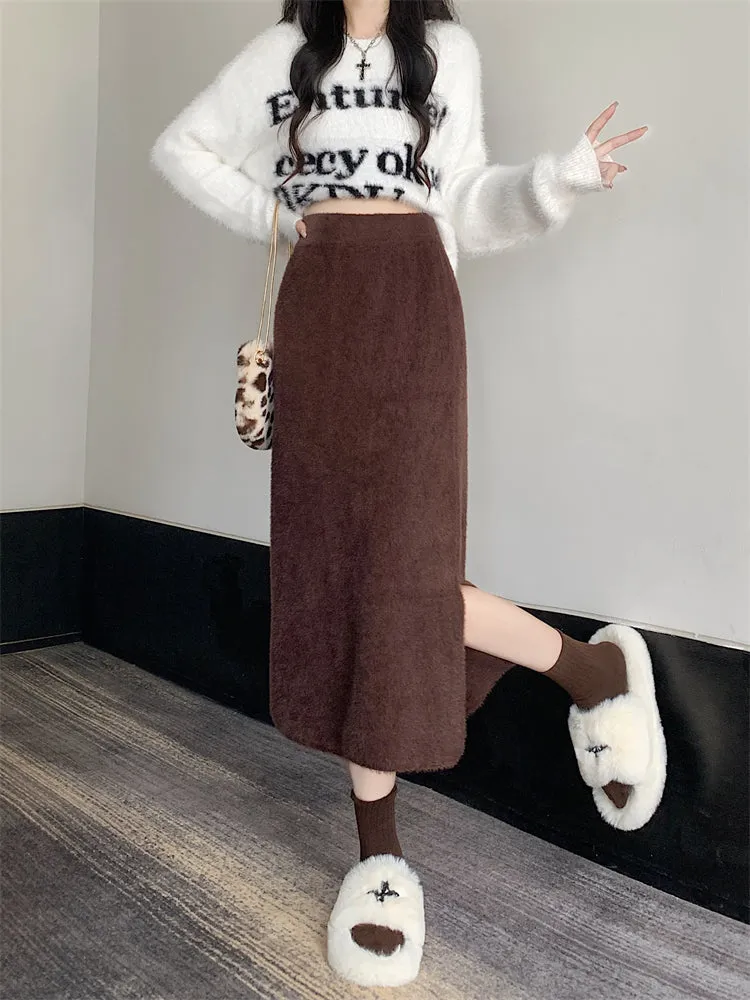 Abby Cozy Midi Skirt