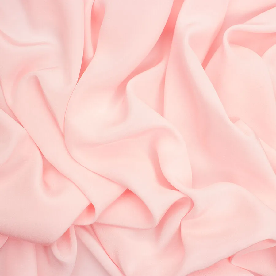 Baby Pink Silk Crêpe de Chine (A 2.60m Piece)