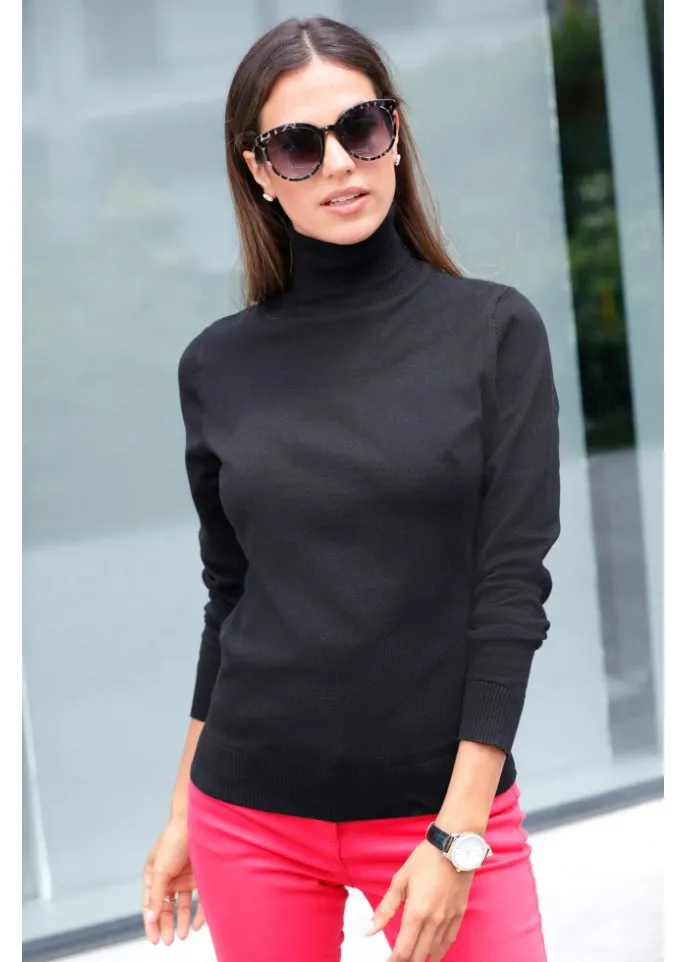 Bpc Selection turtleneck sweater, black