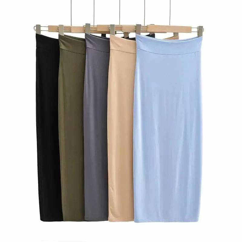 Elegant Modal Pencil Skirt: Versatile Summer Staple