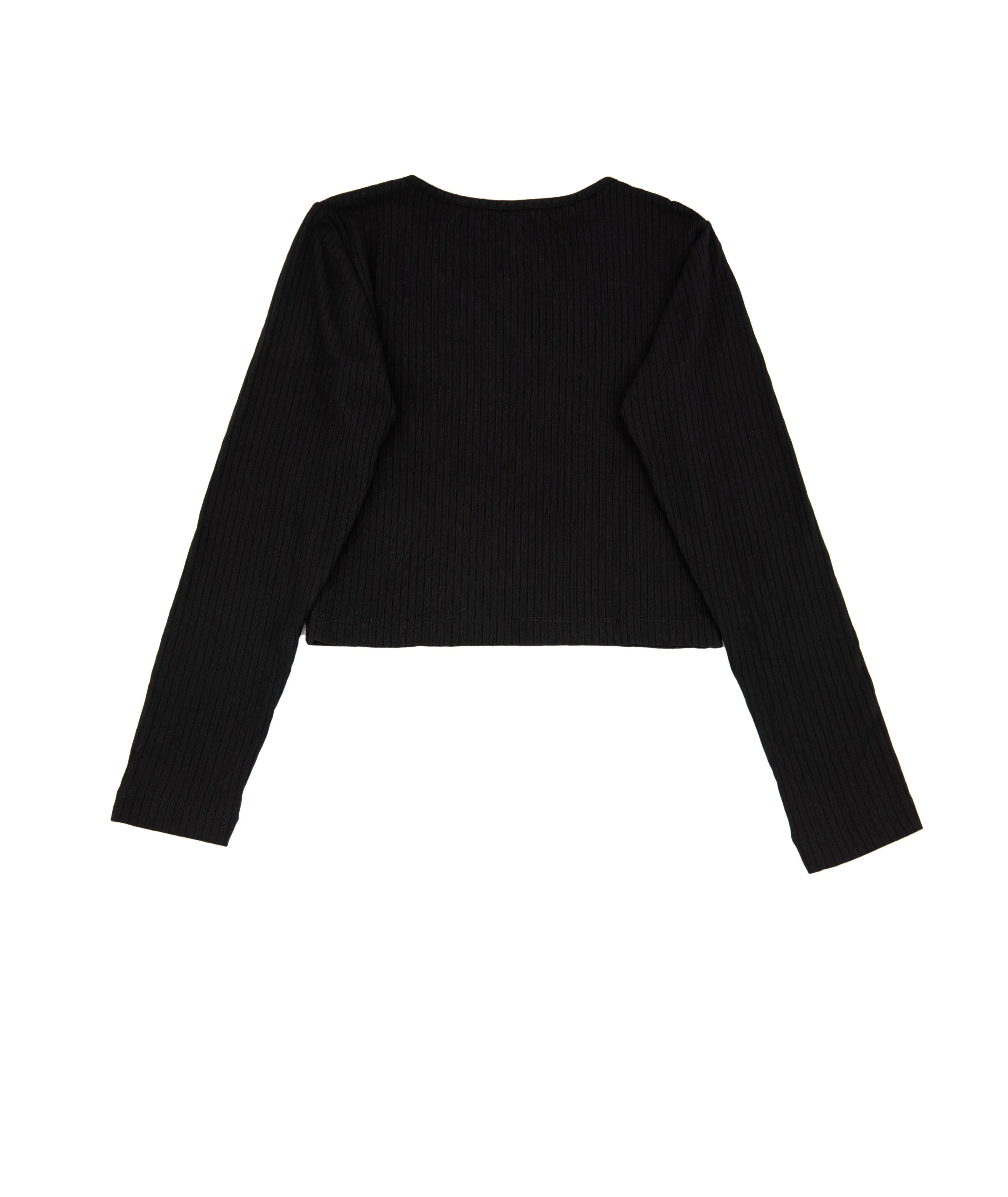 FBZ Girls Open Neck Rib Top