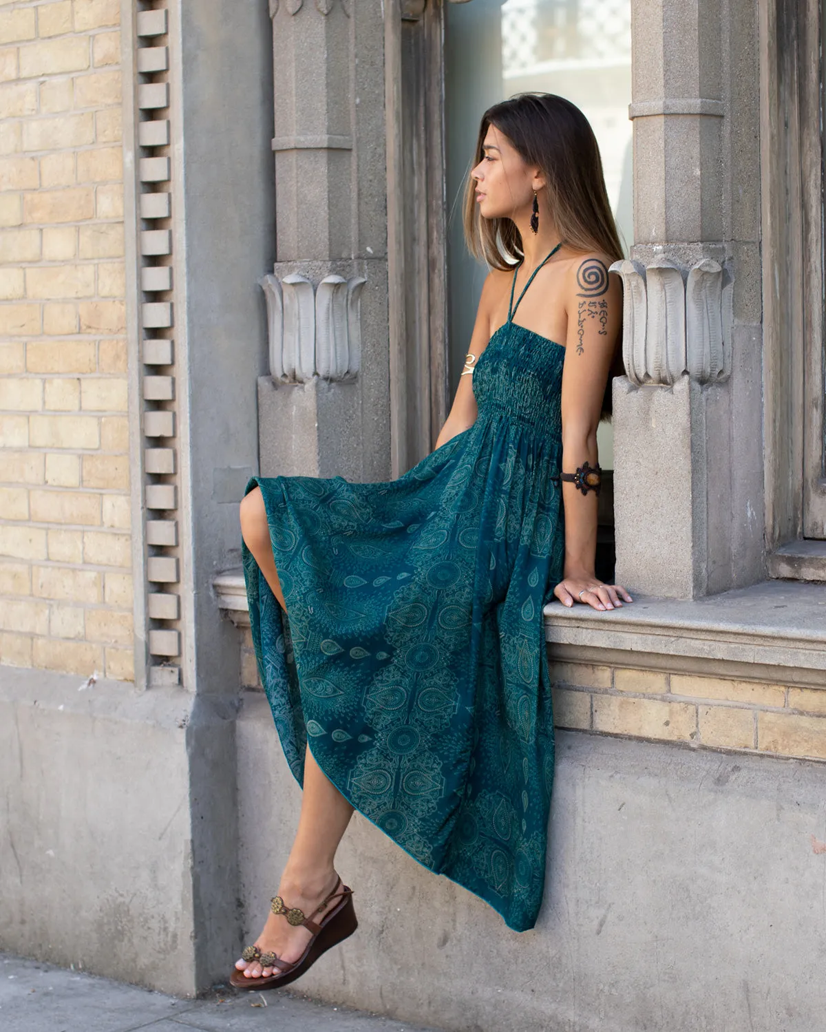 Gypsy Dress/Skirt Turquoise