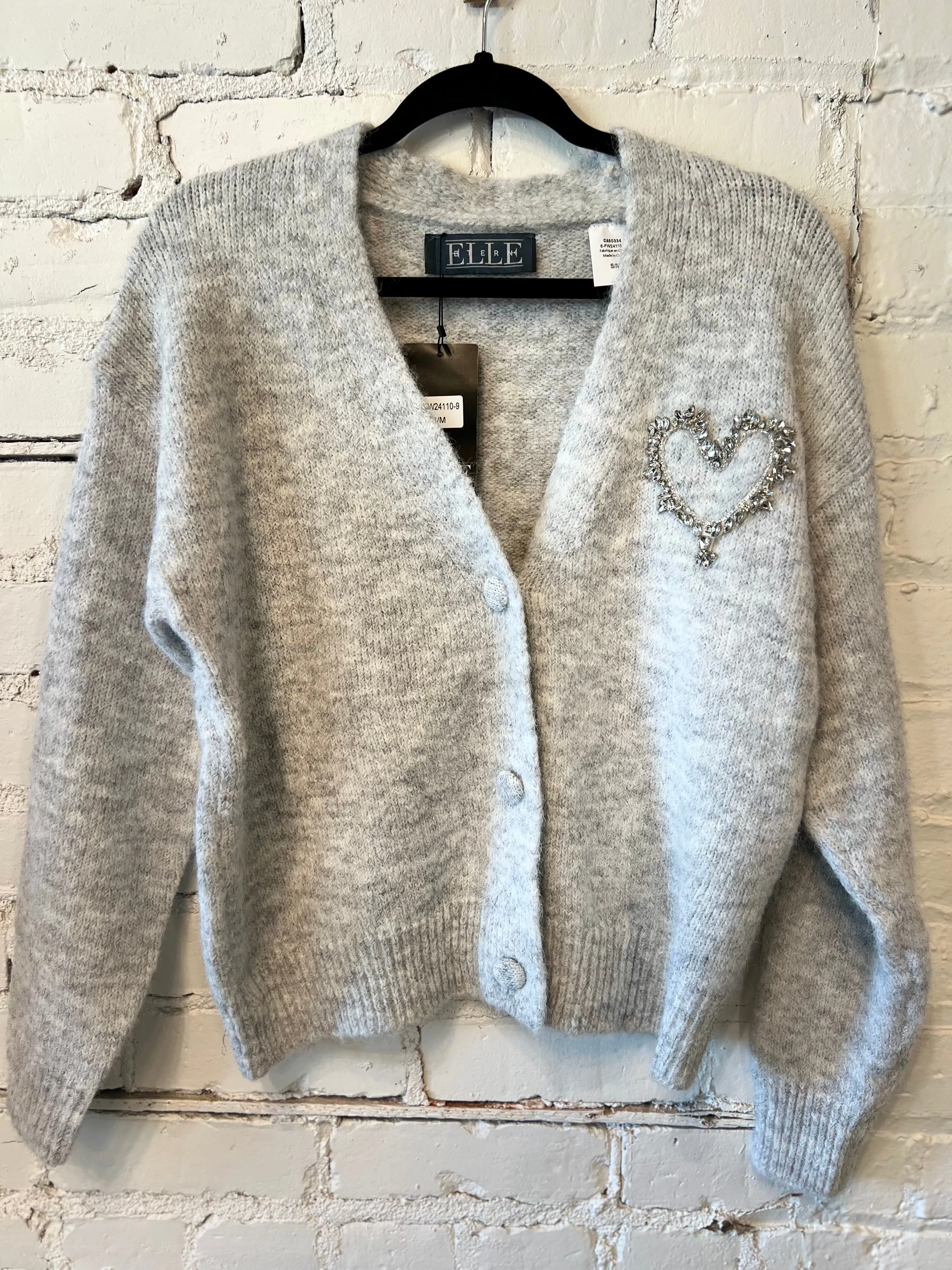 Heart Gem Cardigan