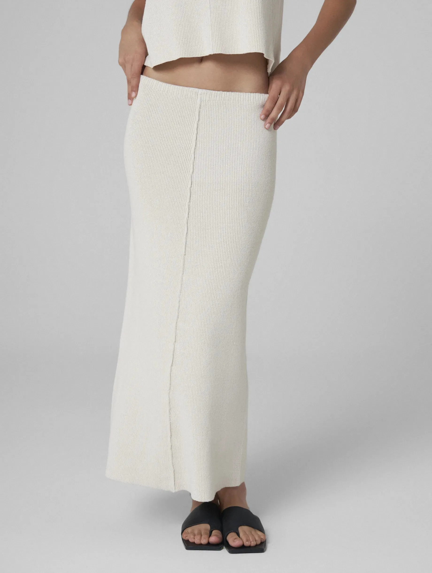 LYNA Tube knitted maxi-skirt