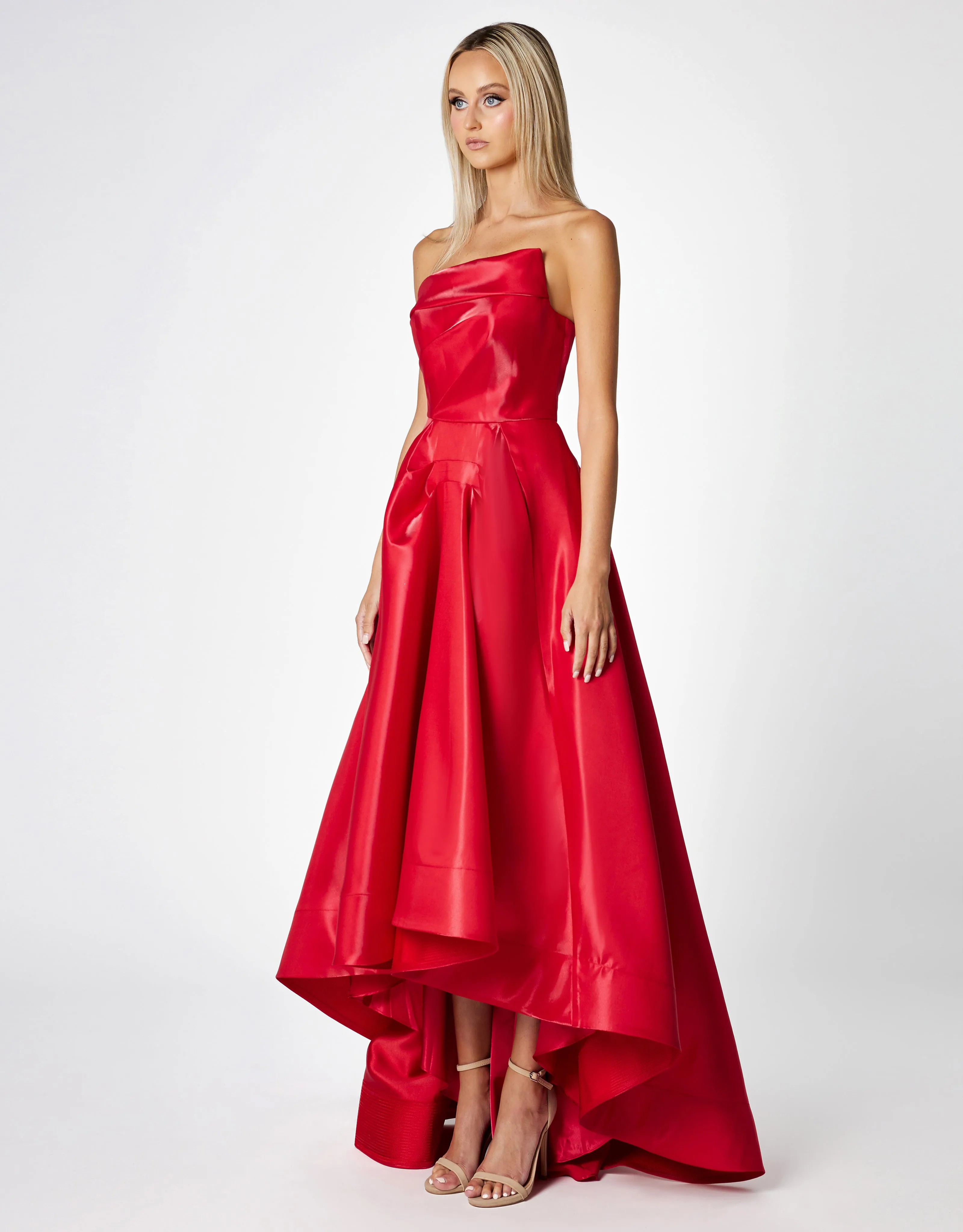 Odette Asymmetric Hi-Low Gown