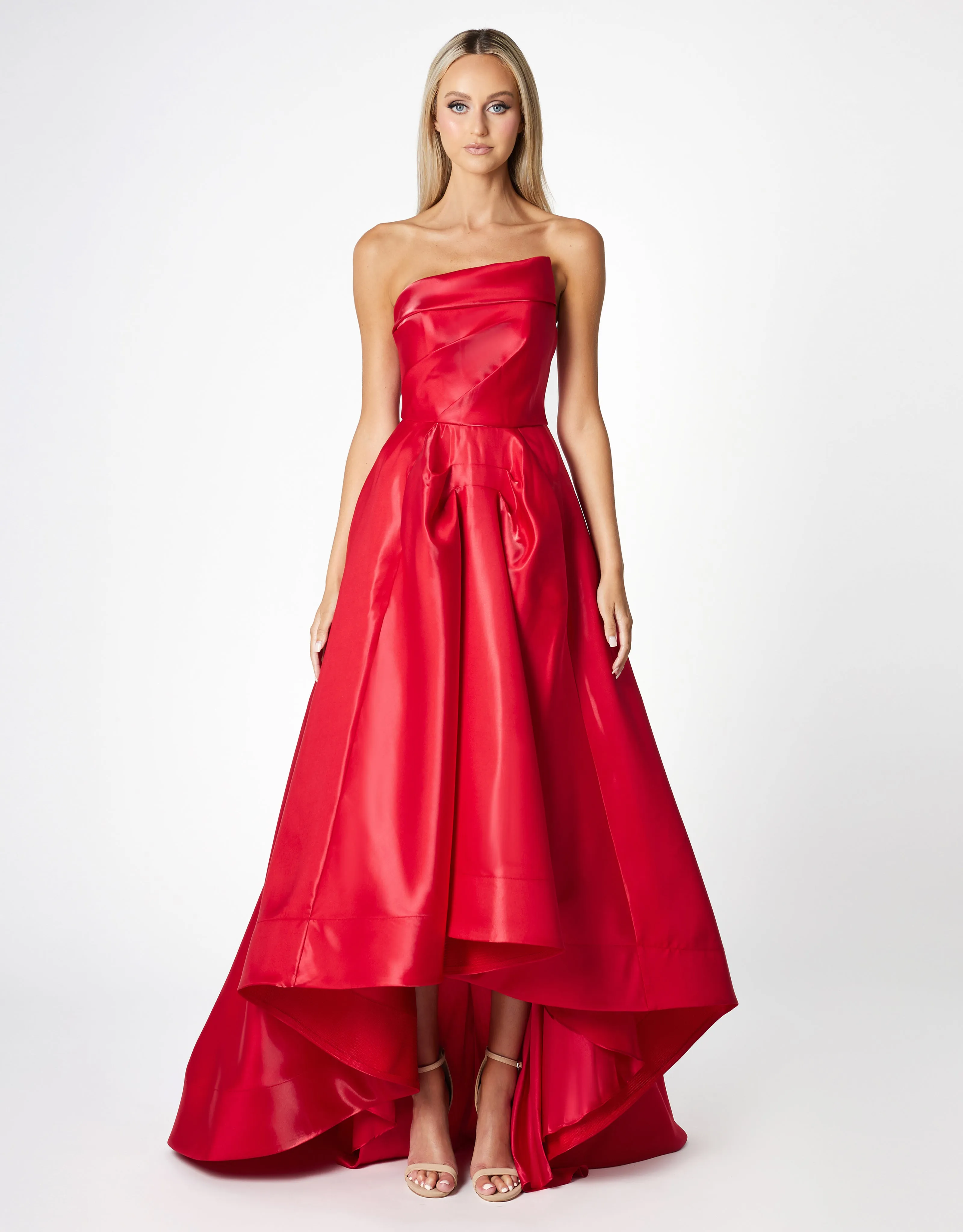 Odette Asymmetric Hi-Low Gown