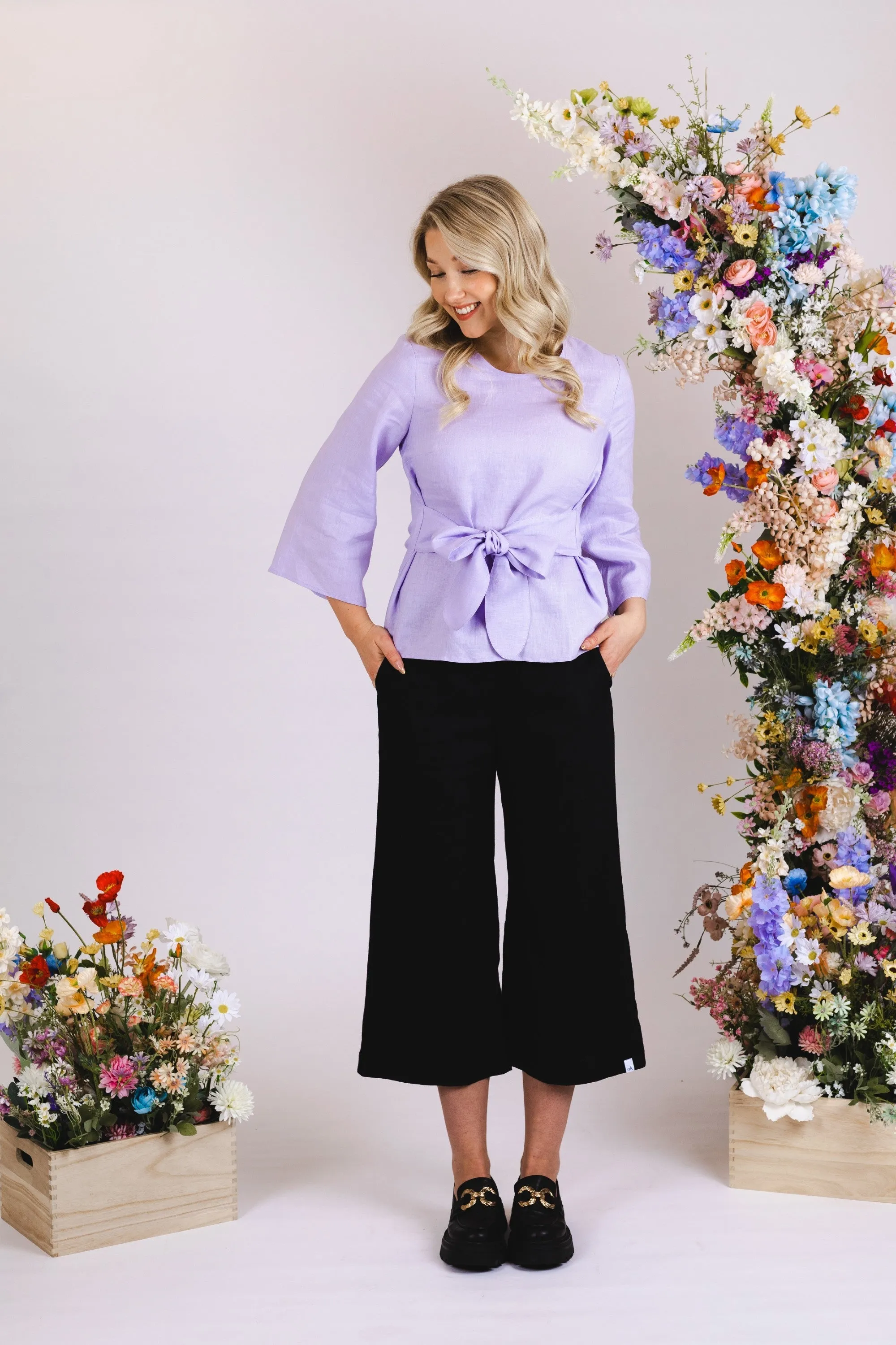 Ophelia Blouse Lupine Purple