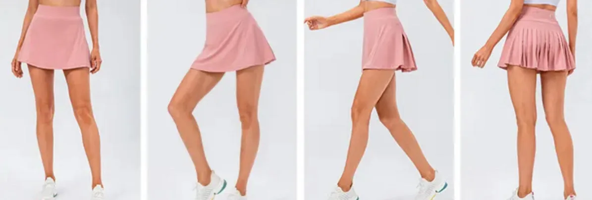 Pink Bobcat Tennis Skirt