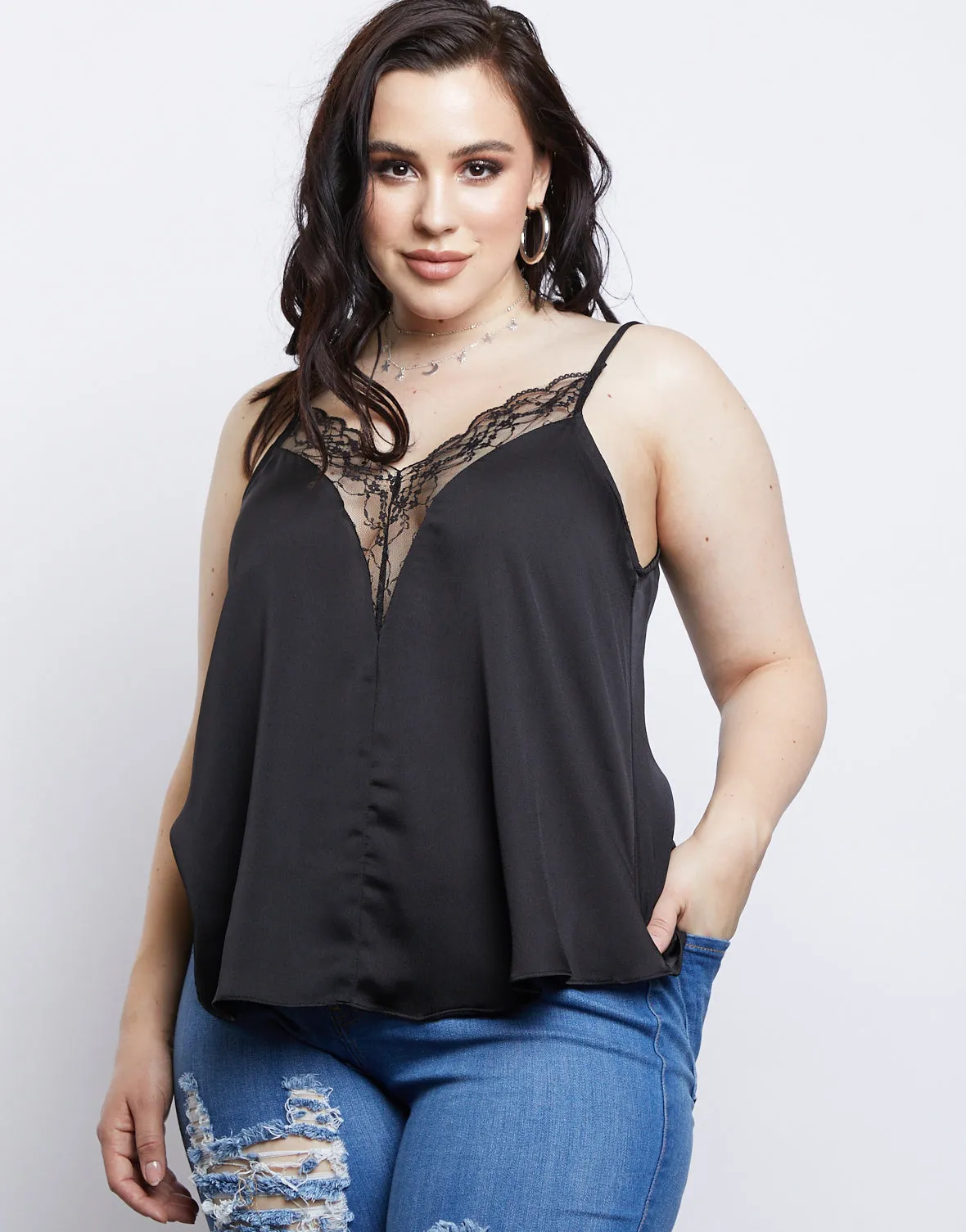 Plus Size Sleepless Nights Cami