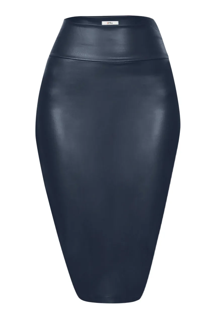 Rock Chick Faux Leather Skirt