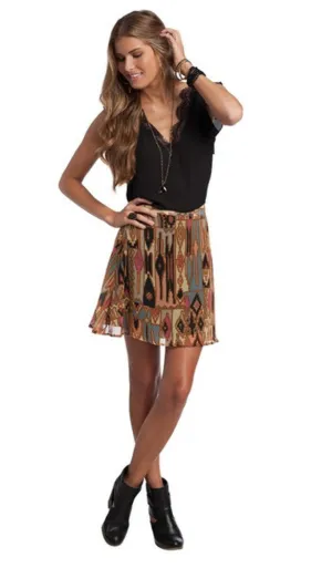 RU Cowgirl Tolosa Aztec Western Skirt