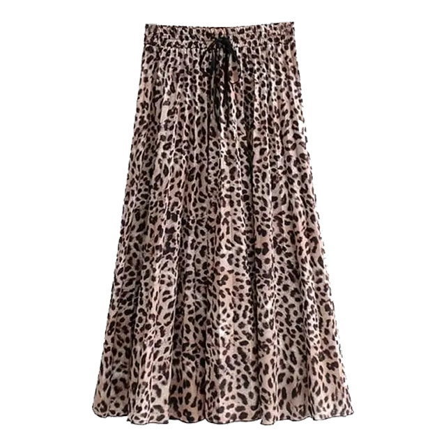 Stylish Bowfront Pleated Skirt