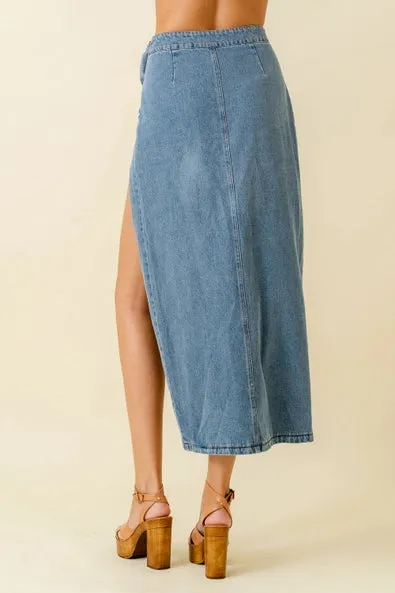 Tara Retro Maxi Skirt