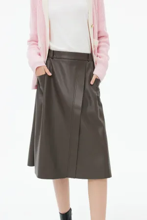 Trendy High-Slit High-Waisted Skirt