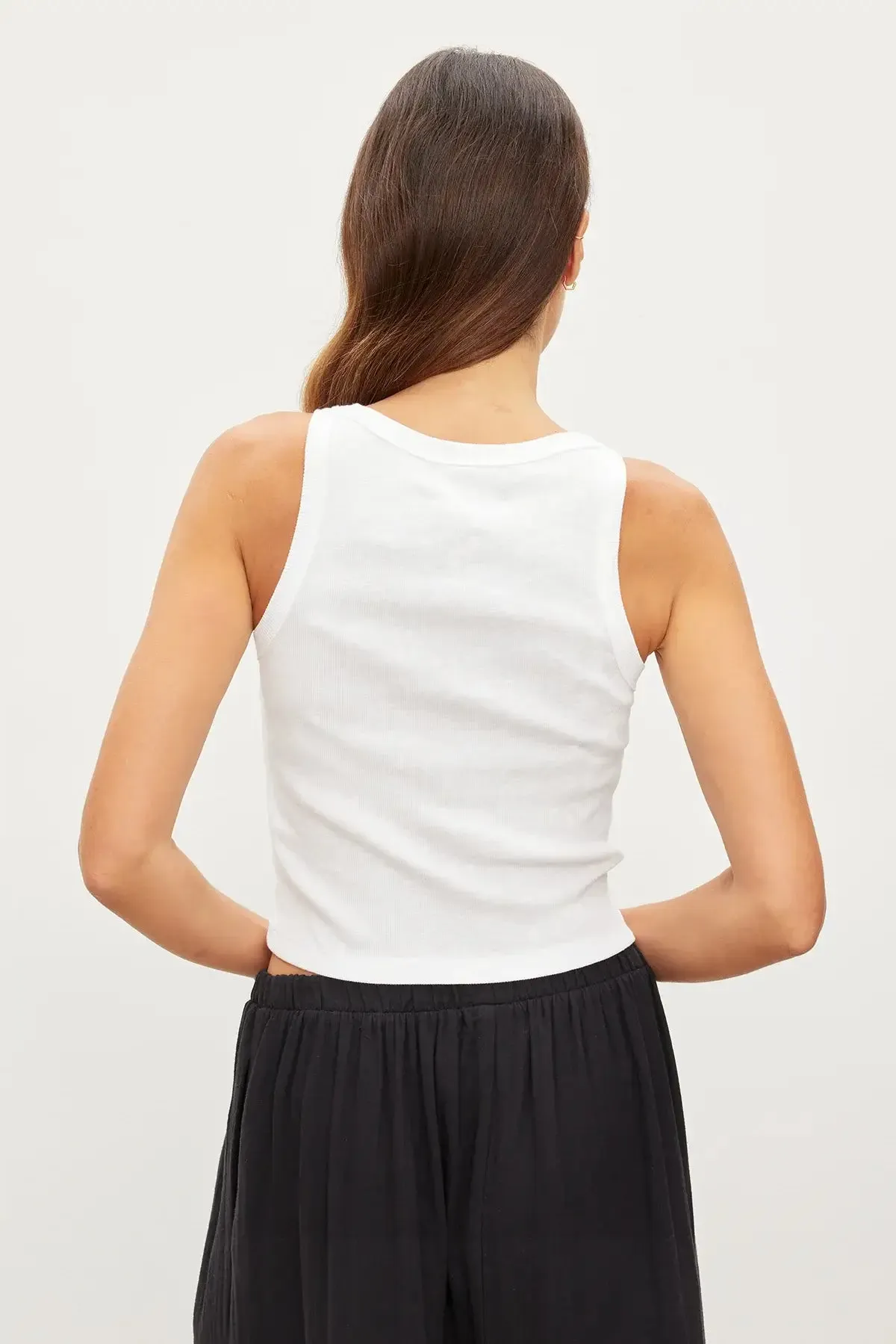 Velvet - Harla tank in white