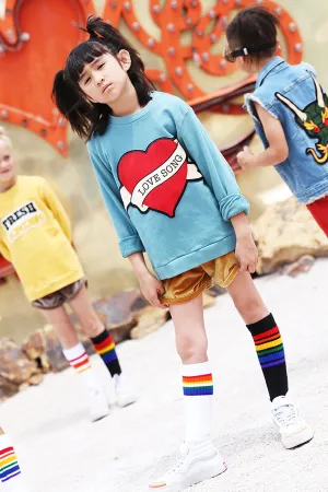 Wee Monster Love Song Girls Sweatshirt 